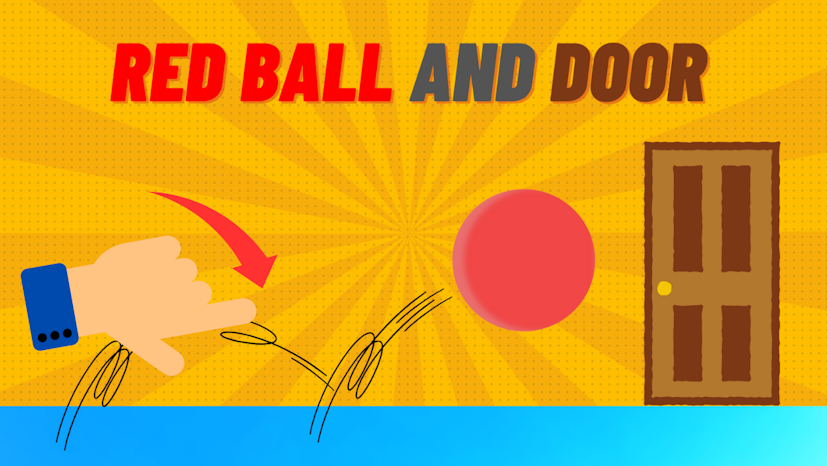 Red Ball and Door